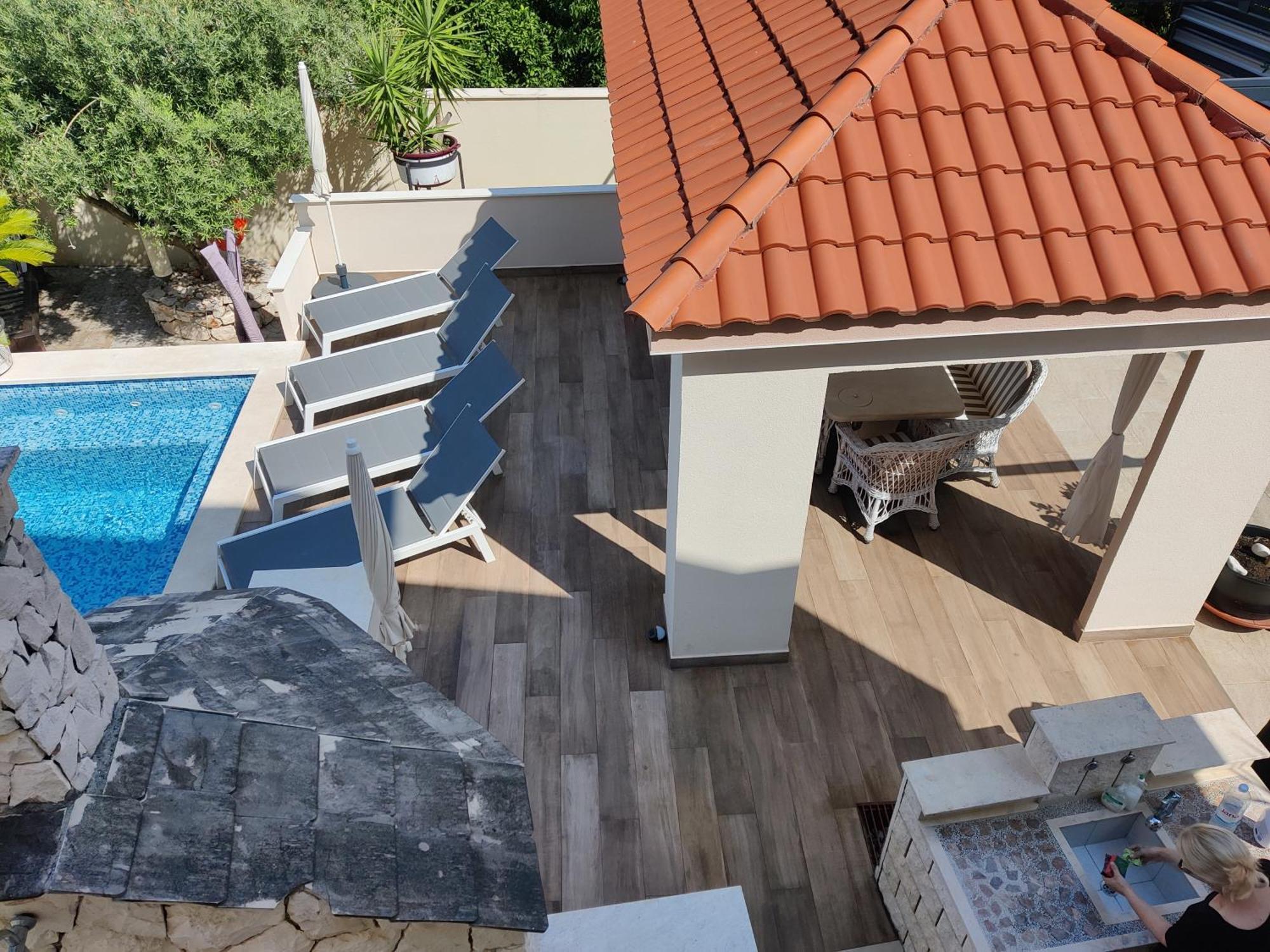 Apartments Villa A - Heating Pool Τρογκίρ Εξωτερικό φωτογραφία